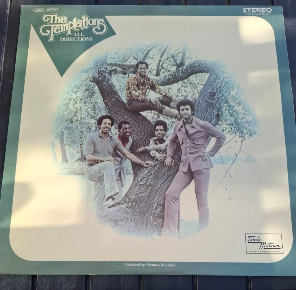 The temptations all directions 33T, Enlèvement