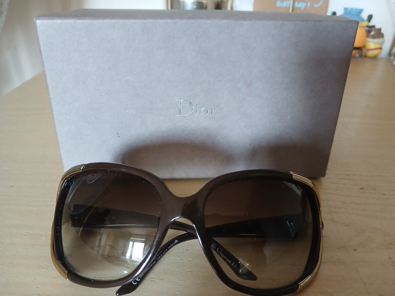 zonnebril merk Dior, Bijoux, Sacs & Beauté, Comme neuf, Enlèvement, Lunettes de soleil, Christian Dior
