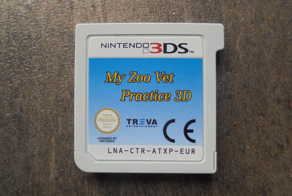 My Zoo Vet Pratice 3D voor 3DS (zie foto's), Consoles de jeu & Jeux vidéo, Jeux | Nintendo 2DS & 3DS, Enlèvement ou Envoi, 1 joueur