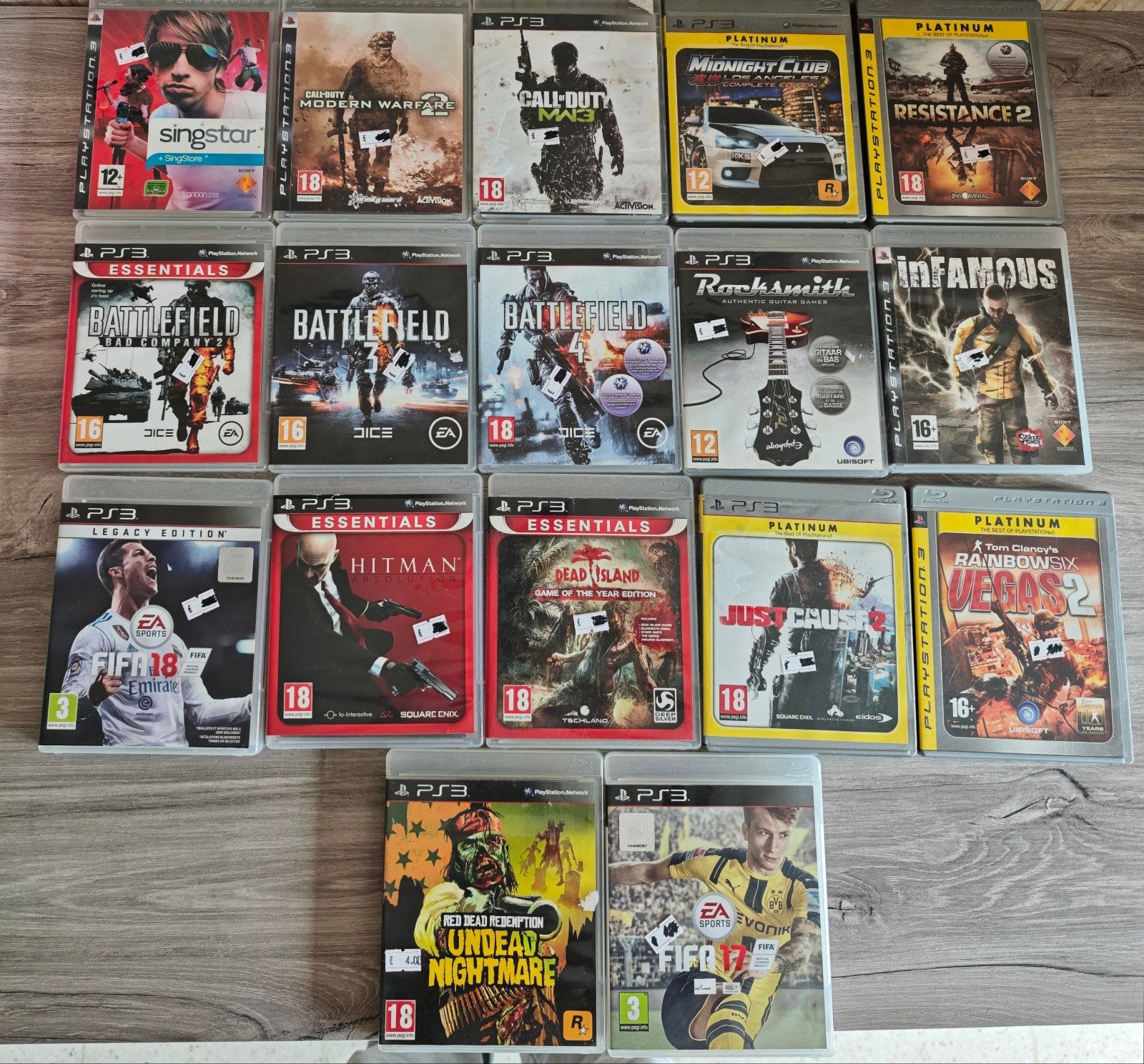 LOT PS1/2/3, XBOX360 GAMES, Games en Spelcomputers, Ophalen of Verzenden