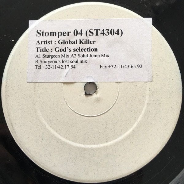 Global Killer - God's Selection, House, Promo, Ophalen of Verzenden, 12 inch