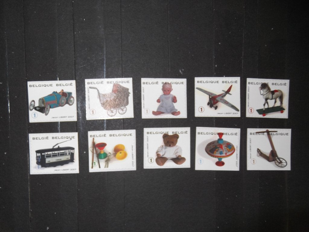 3754-3763 Speelgoedmuseum - Musée du jouet MNH, Enlèvement ou Envoi, Non oblitéré, Timbre-poste