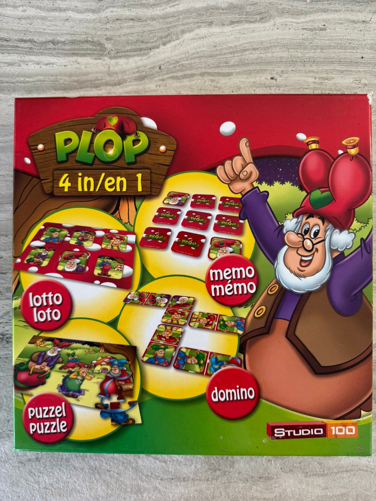 Kabouter Plop 4 in 1 speldoos van Studio 100, Ophalen of Verzenden, Gebruikt