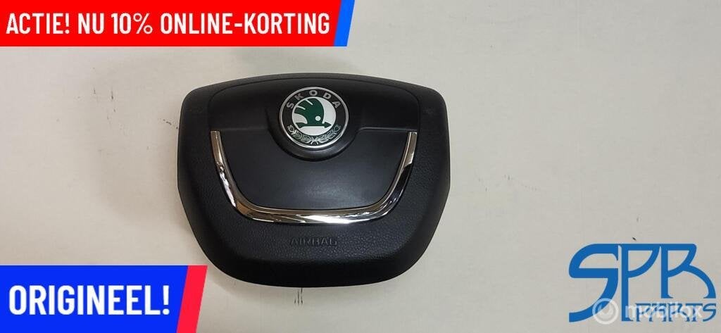 Stuurairbag SKODA OCTAVIA 1Z AIRBAG 1Z0880201AH FABIA SUPERB, Auto-onderdelen, Gebruikt, Ophalen of Verzenden, Skoda, Skoda