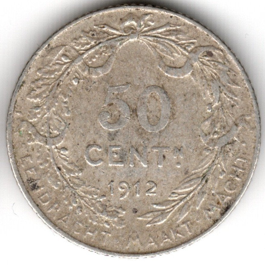 Belgique : 50 Centimes 1912 NL Morin 303 Réf 16825, Enlèvement ou Envoi, Argent, Monnaie en vrac, Argent
