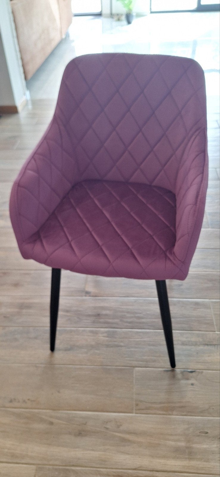 stoel velvet lila, Ophalen, Overige kleuren, Nieuw, Eén
