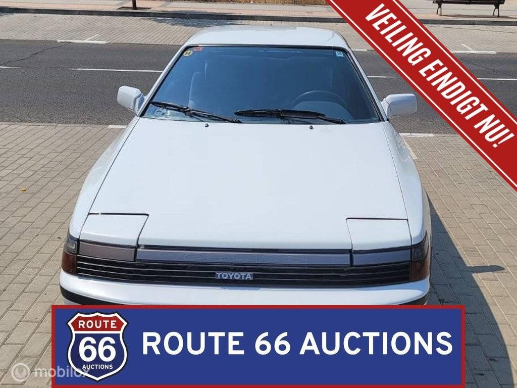 Toyota Celica 2.0 GT-i 16V | 1989 | Route 66 Auctions, Auto's, Zwart, Bedrijf, Handgeschakeld, Overige carrosserie
