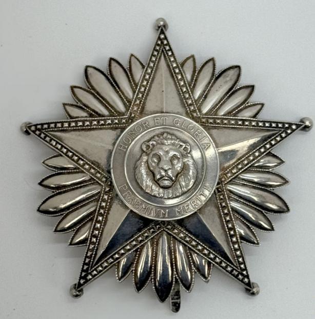 Zilveren borstster Paraguay, Verzamelen, Militaria | Algemeen, Verzenden