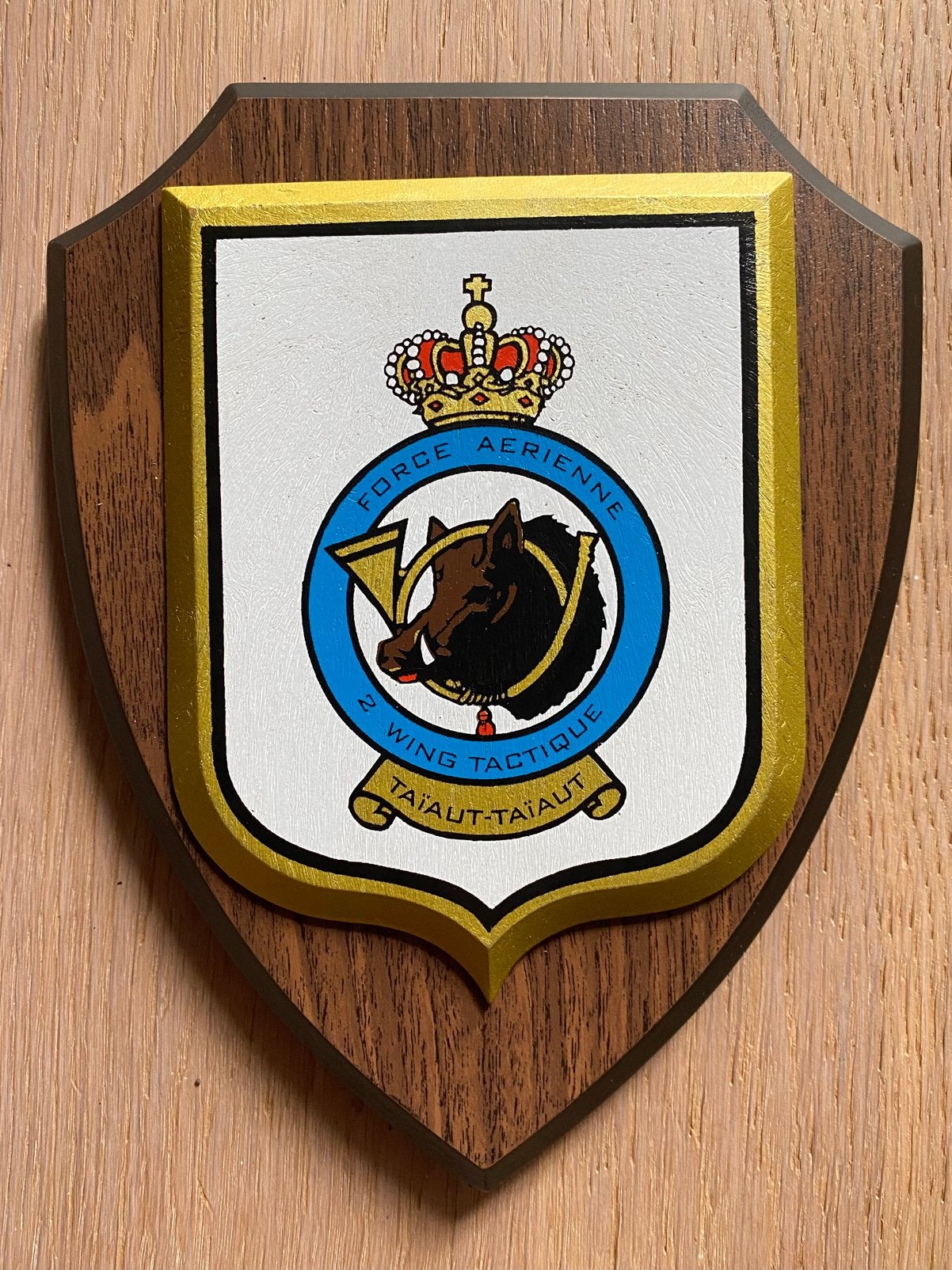 Crest 8 / Belgische Luchtmacht - Belgian Air Force, Verzamelen, Ophalen of Verzenden, Luchtmacht, Overige typen