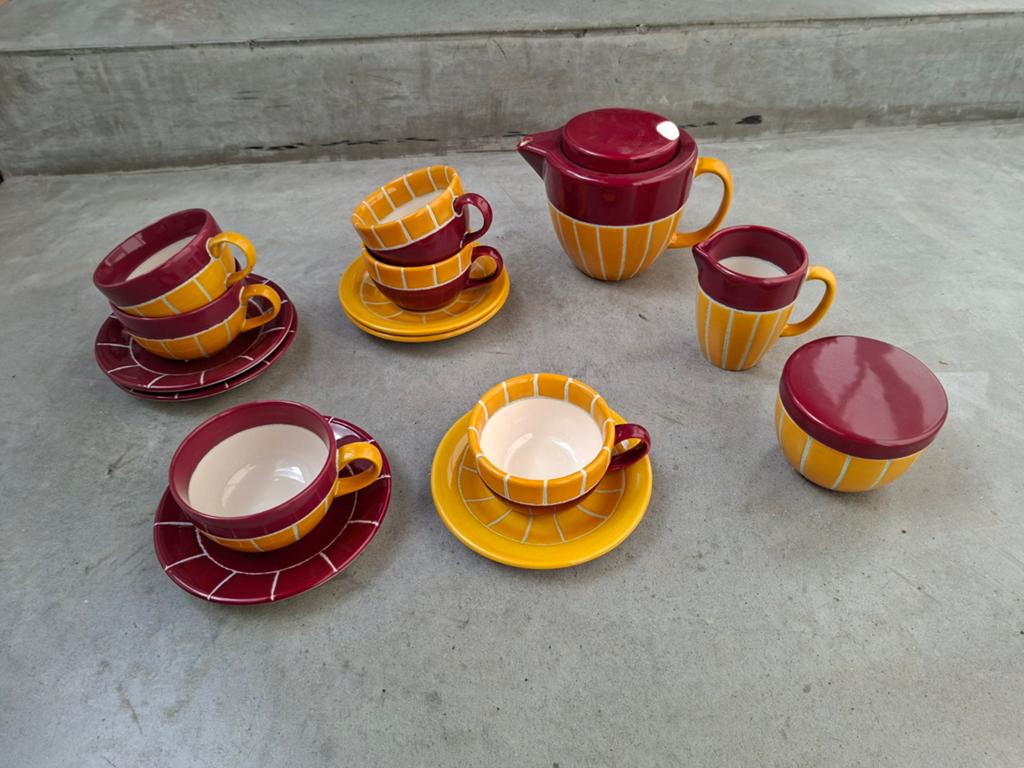 Thee servies ARTESA Fair Trade, Huis en Inrichting, Keuken | Servies, Ophalen, Gebruikt, Overige stijlen, Compleet servies