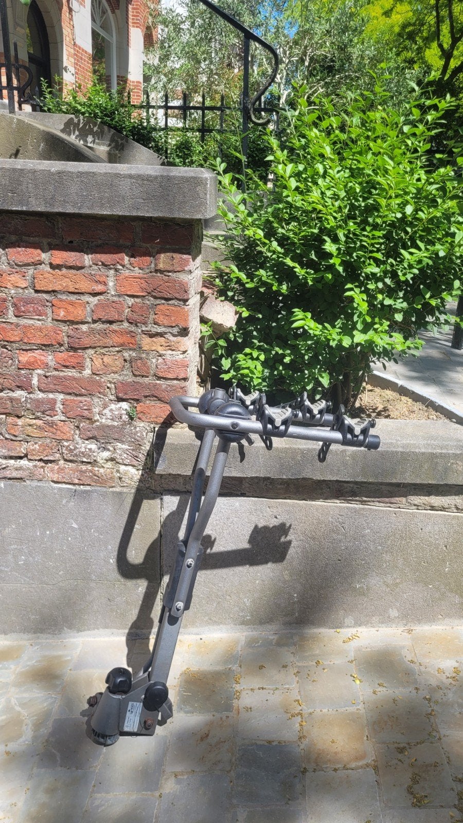 porte-vélos sur boule d'attelage, Support d'attelage, 2 vélos, Pneus larges, Enlèvement