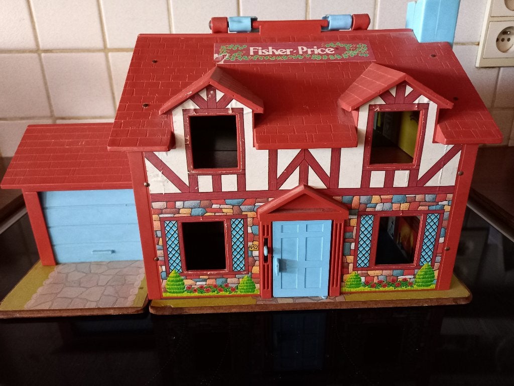 fisher price huisje  - retro, Kinderen en Baby's, Speelgoed | Fisher-Price, Ophalen, Gebruikt, Met geluid