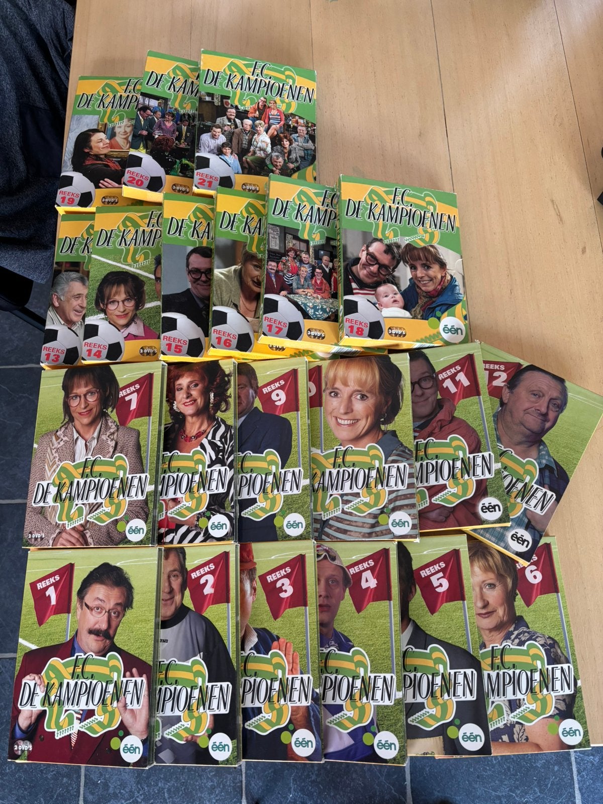 Dvd’s fc de kampioenen, Cd's en Dvd's, Ophalen, Zo goed als nieuw