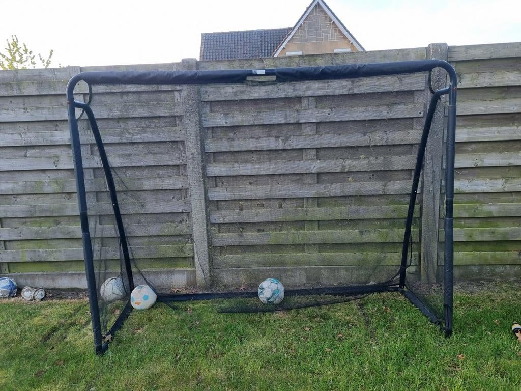 Voetbaldoel staal exit toys 220x170, Ophalen