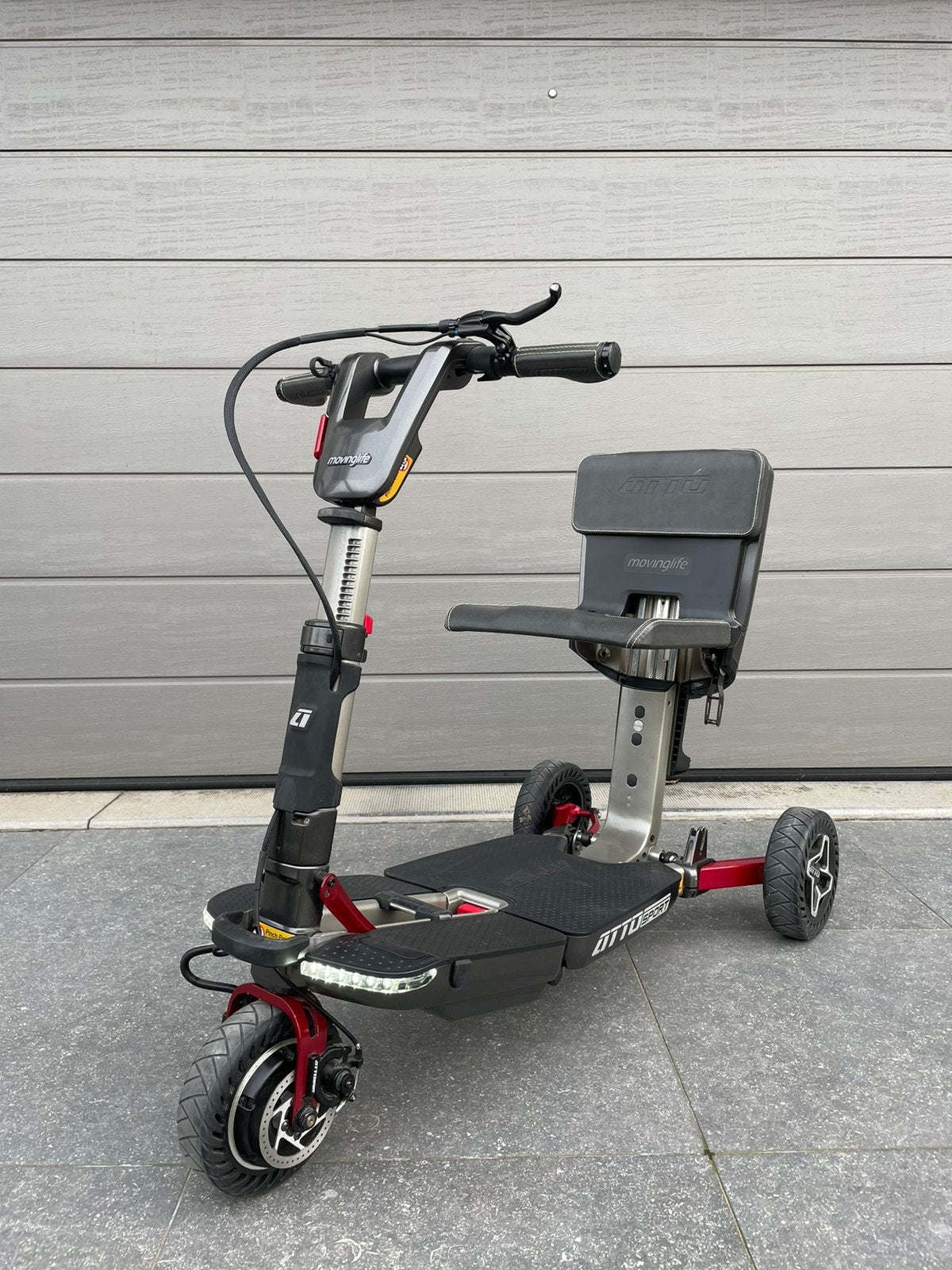 Scootmobiel Atto Sport opvouwbare elektrische nieuwstaat, Diversen, Rolstoelen, Zo goed als nieuw, Elektrische rolstoel, Inklapbaar