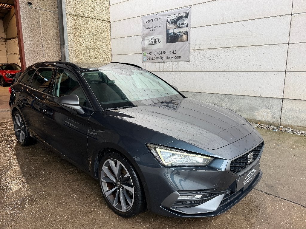 Seat Leon Sportstourer 1.5 TSI FR 131pk * FUL OPTION *, Autos, Euro 6, Entreprise, Entretenue par le concessionnaire, Noir
