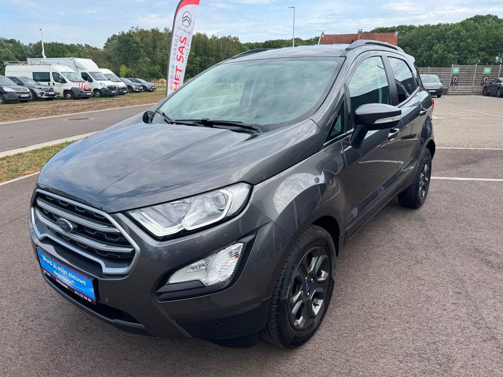 Ford Ecosport 1.0 BENZINE FULL OPTION - WAARBORG, Auto's, Ford, 4 deurs, Stof, Gebruikt, Ecosport