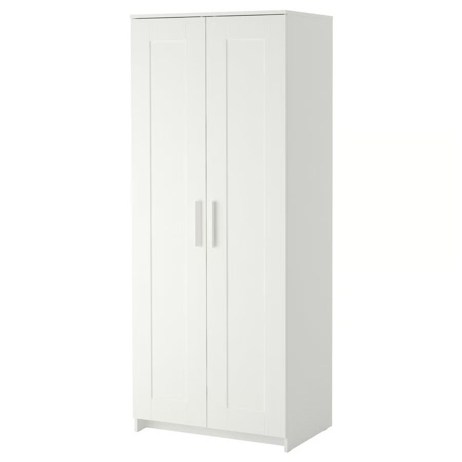 Kledingkast met twee deuren, wit (Brimnes, IKEA), Ophalen, Zo goed als nieuw