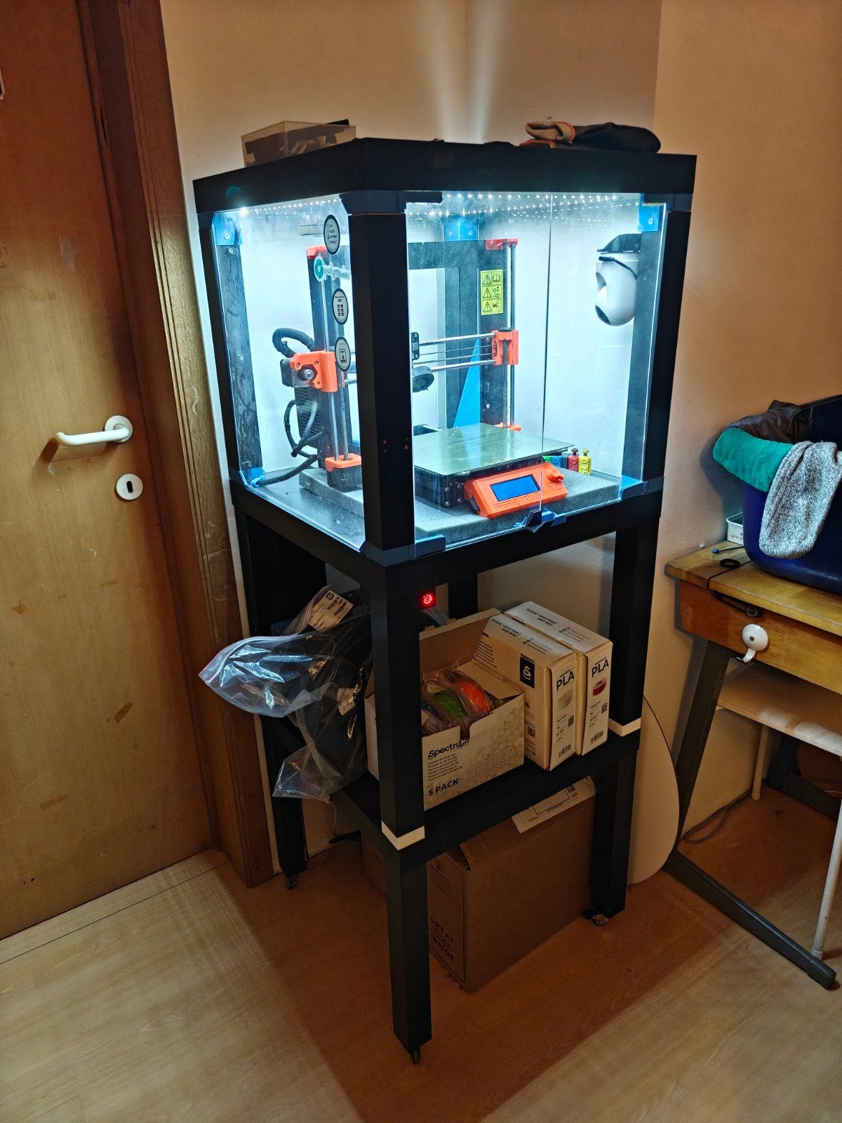 Prusa i3 MK3S + toebehoren, Gebruikt, Filament, Ophalen, Prusa