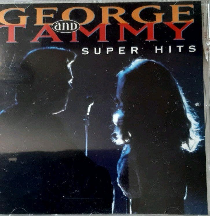 CD GEORGE  AND TAMMY,  SUPER HITS, Cd's en Dvd's, Cd's | Country en Western, Ophalen of Verzenden, Zo goed als nieuw, Country