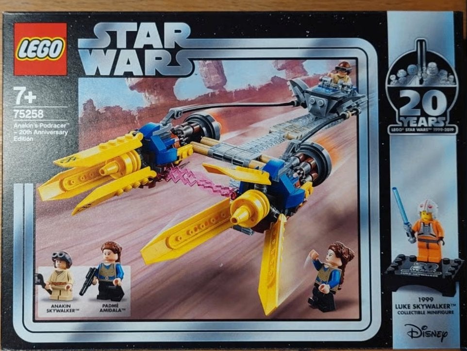 Lego Starwars 75258 Podracer Anakin 20Th anniversary neuf, Star Wars, Lego, Nieuw, Ophalen of Verzenden