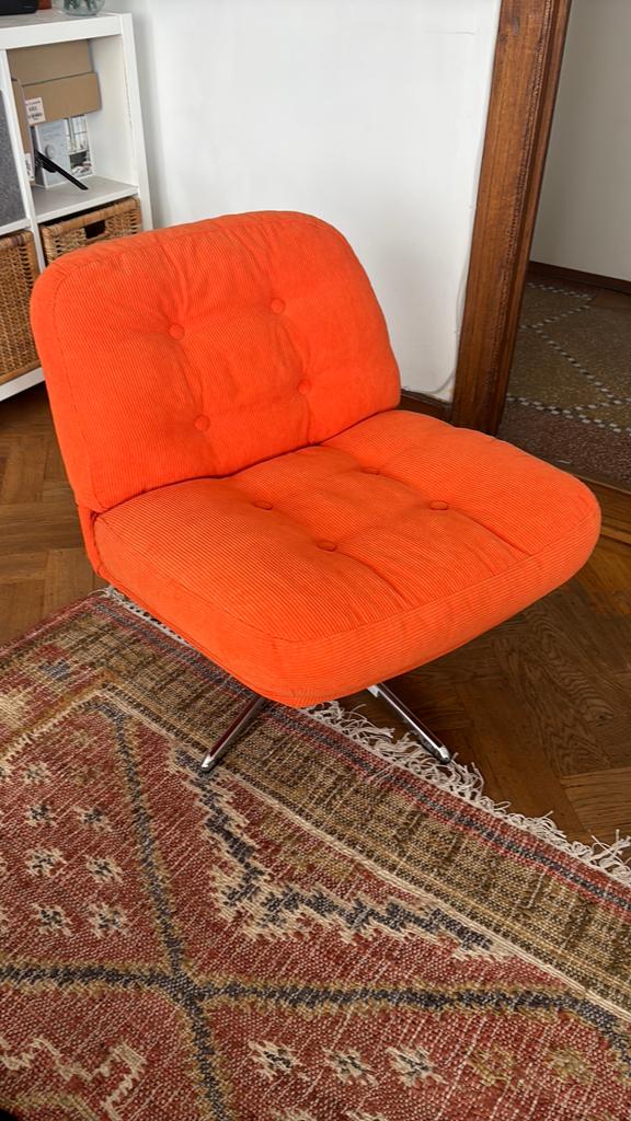 Chaise DYVLINGE IKEA orange - neuf, Tissus, 100 à 125 cm, Comme neuf, Enlèvement