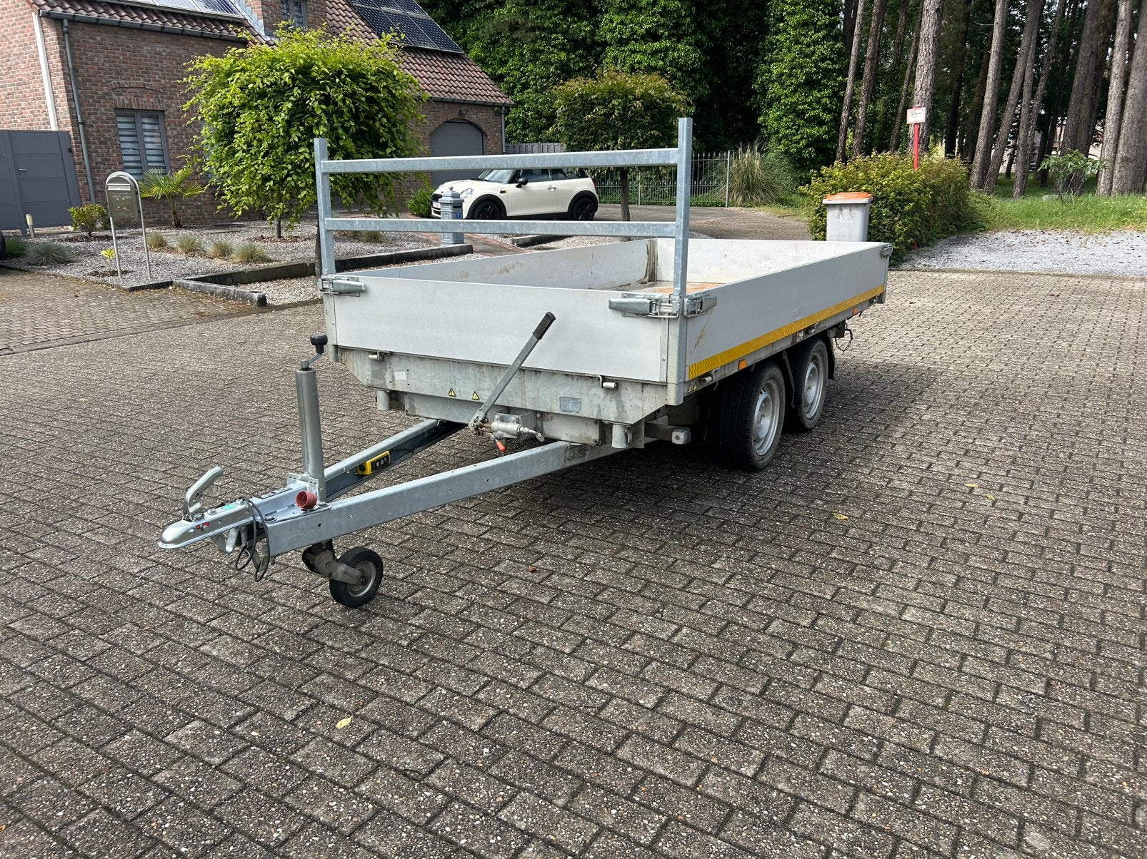 Eduard aanhangwagen elektrische kipper 750kg, Auto diversen, Aanhangers en Bagagewagens, Ophalen, Zo goed als nieuw
