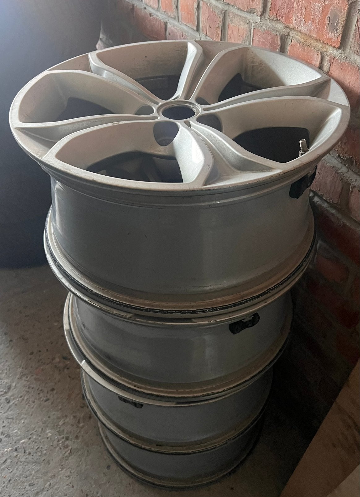 4 aluminium velgen Landrover, Auto-onderdelen, Ophalen, 17 inch, Velg(en)