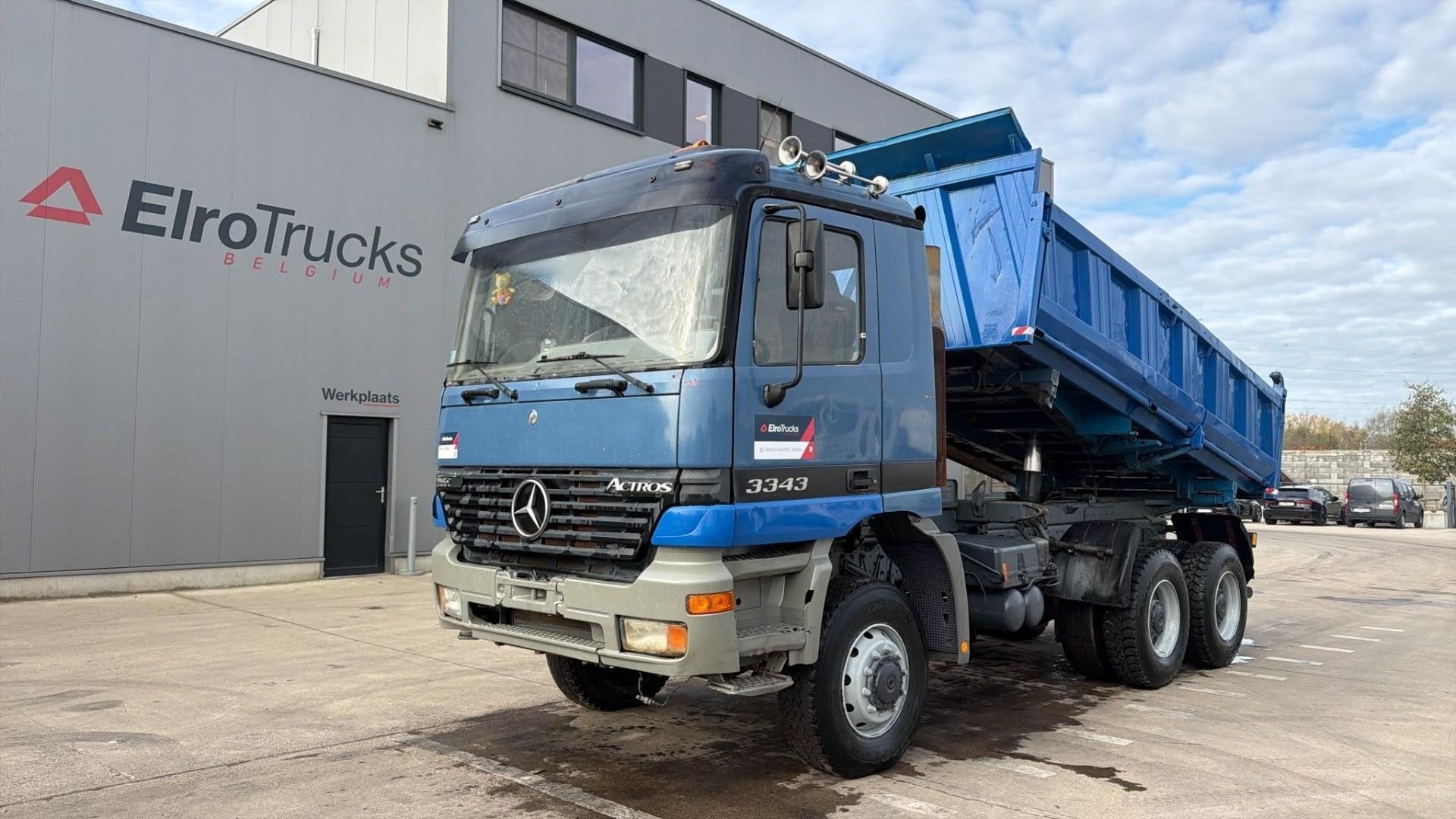 Mercedes-Benz Actros 3343 (6X6 / V6 / LAMES / GRAND PONT / B, Autos, Euro 2, Achat, Entreprise, Boîte manuelle
