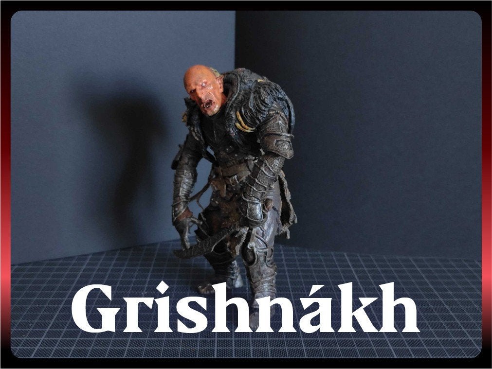 ToyBiz LOTR | Grishnâck (2002), Enlèvement, Comme neuf, Figurine
