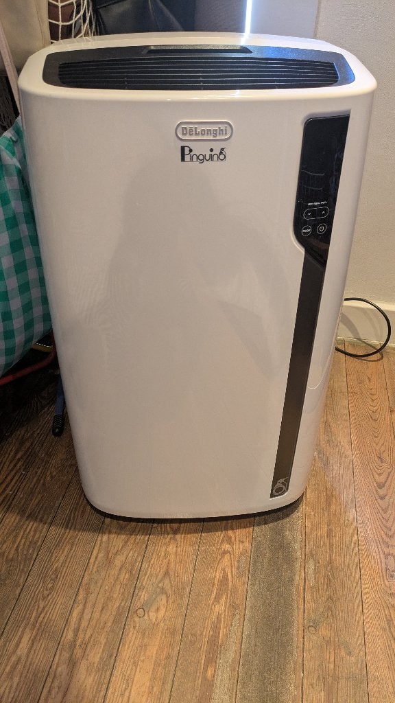 Airco pinguino Delonghi, Elektronische apparatuur, Airco's, Ophalen, Gebruikt, Minder dan 60 m³, 3 snelheden of meer