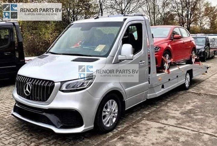 W907 AMG SPORT BUMPER MERCEDES SPRINTER 2019-2024 VOORBUMPER, Auto-onderdelen, Gebruikt, -, Voor, -