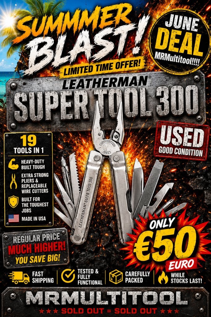 LEATHERMAN SUPER TOOL 300 USED  IN GOEDE STAAT 19, Caravans en Kamperen, Ophalen of Verzenden, Gebruikt