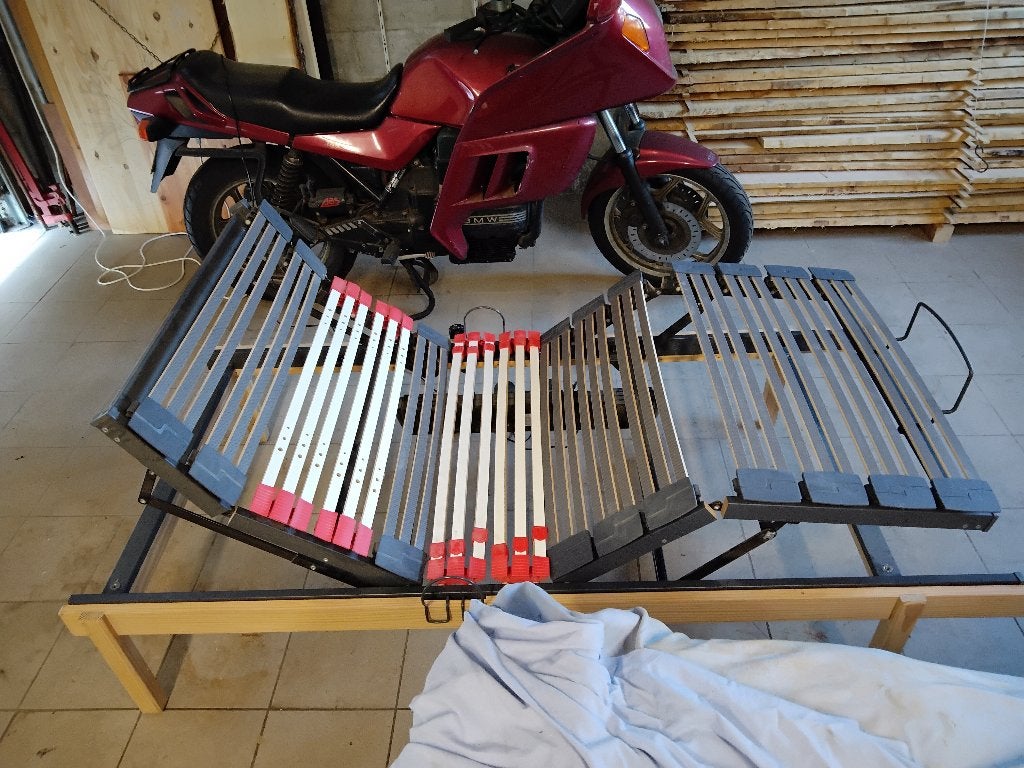 sommier à commande électrique, 90 cm, Enlèvement, Sommier, 200 cm