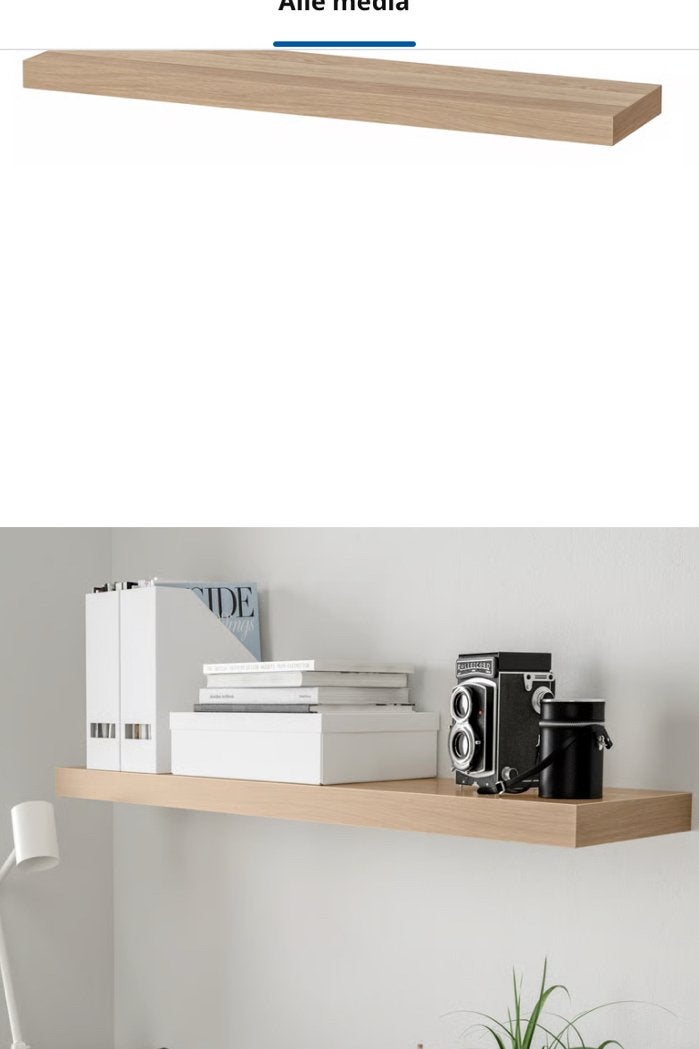 Ikea zwevende plank, Ophalen, Zo goed als nieuw