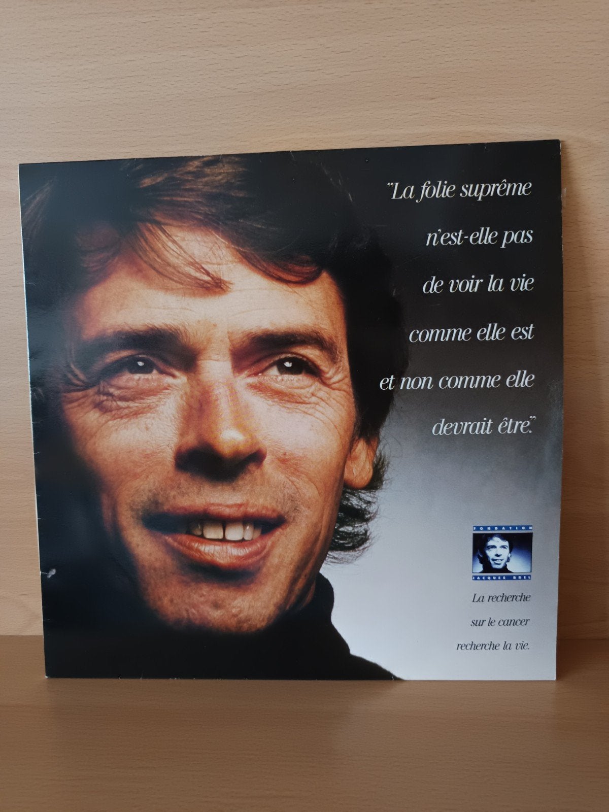 Jacques Brel: 33e vynil (internationale stichting), Beschermende buitenhoes, Ophalen of Verzenden, Zo goed als nieuw, LP