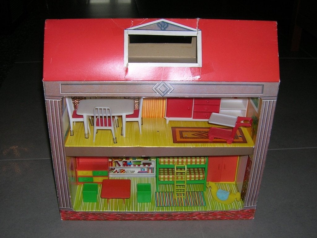Poppenhuis meubeltjes, Kinderen en Baby's, Speelgoed | Poppenhuizen, Ophalen, Zo goed als nieuw, Poppenhuis