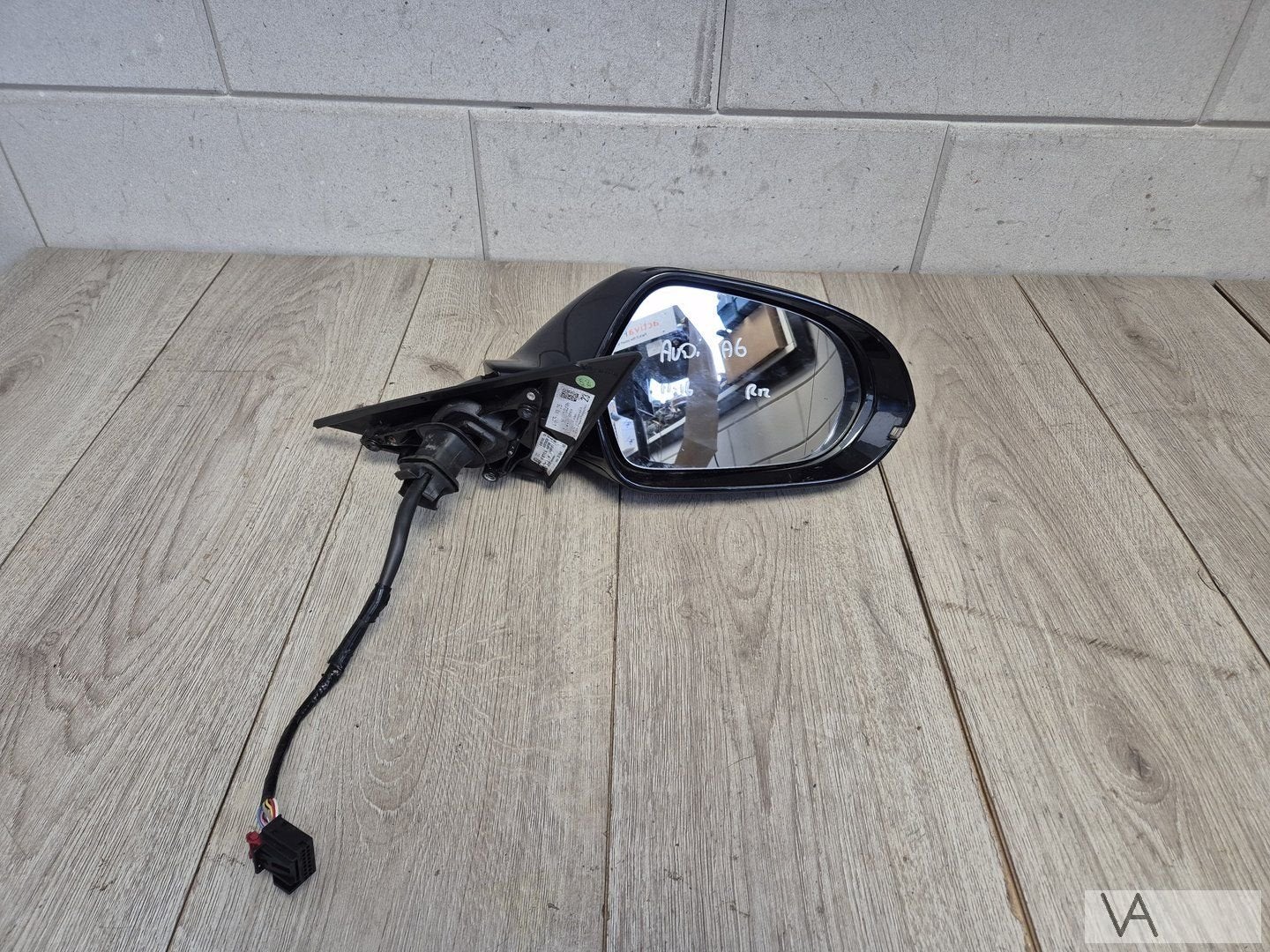 Spiegel rechts van Audi A6 c7 2011 - 2018 12 draden €125, Gebruikt, -, -, -