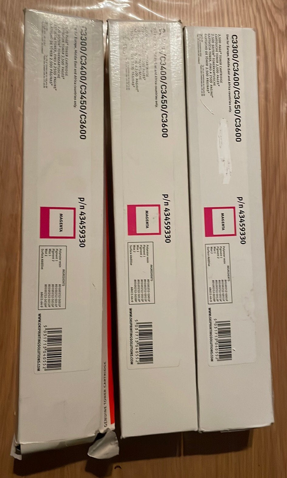 Toners en drums OKI c3300/c3400/c3450/3600, Ophalen, Zo goed als nieuw