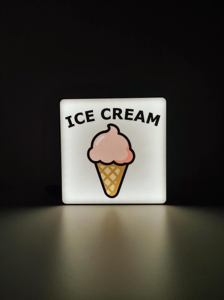 Lampe LED avec motif de glace — Décoration moderne, Neuf, Autres culots, Enlèvement ou Envoi, Moins de 30 watts