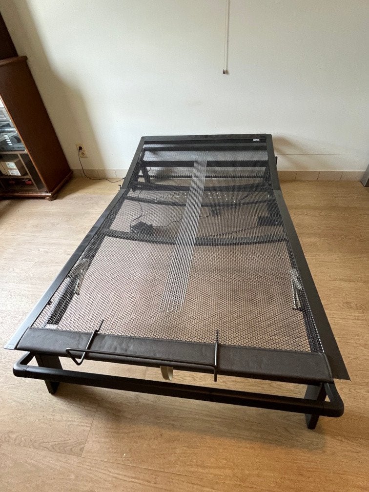 Auping 120cm elektrisch verstelbaar hoofd, Maison & Meubles, Chambre à coucher | Lits, Queen size, Enlèvement, Utilisé, 120 cm