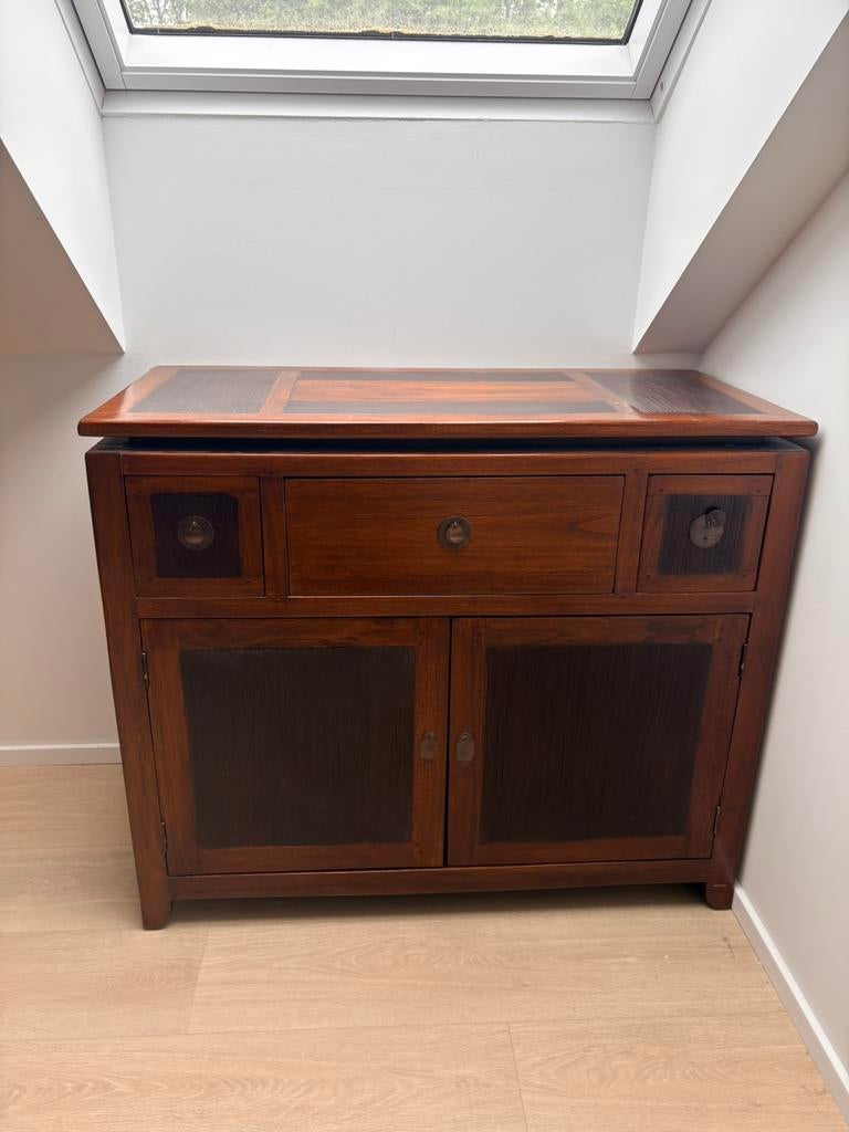 Meuble en bois massif – style asiatique / exotique, Enlèvement, Comme neuf