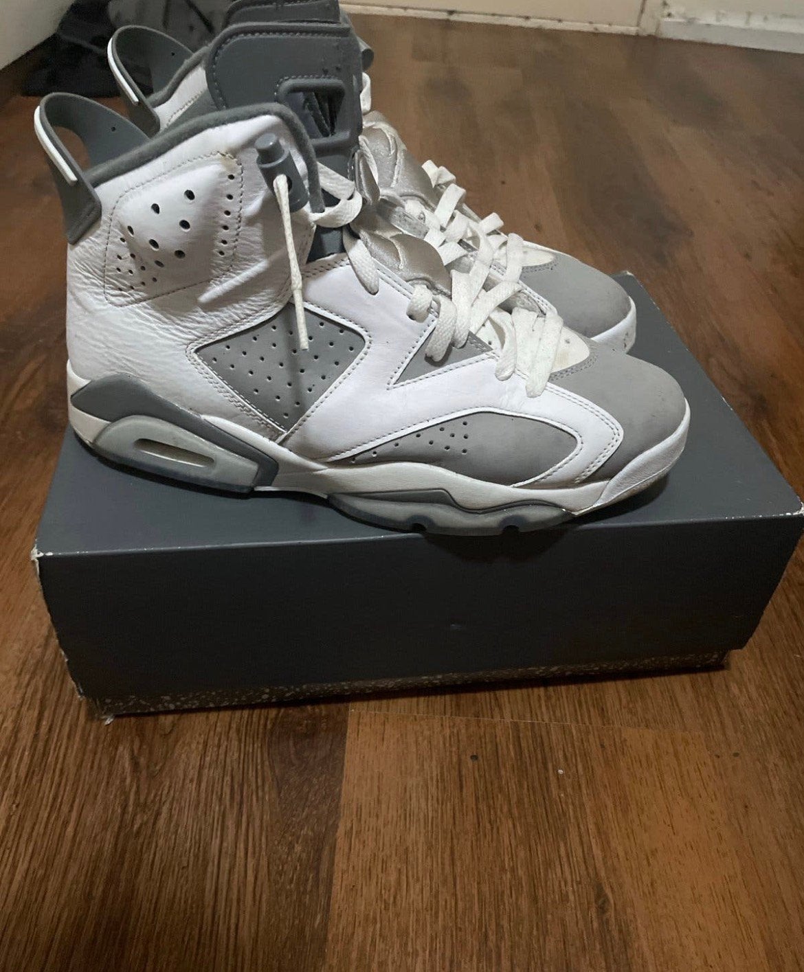 Nike air jordan 6 cool grey, Ophalen of Verzenden, Zo goed als nieuw