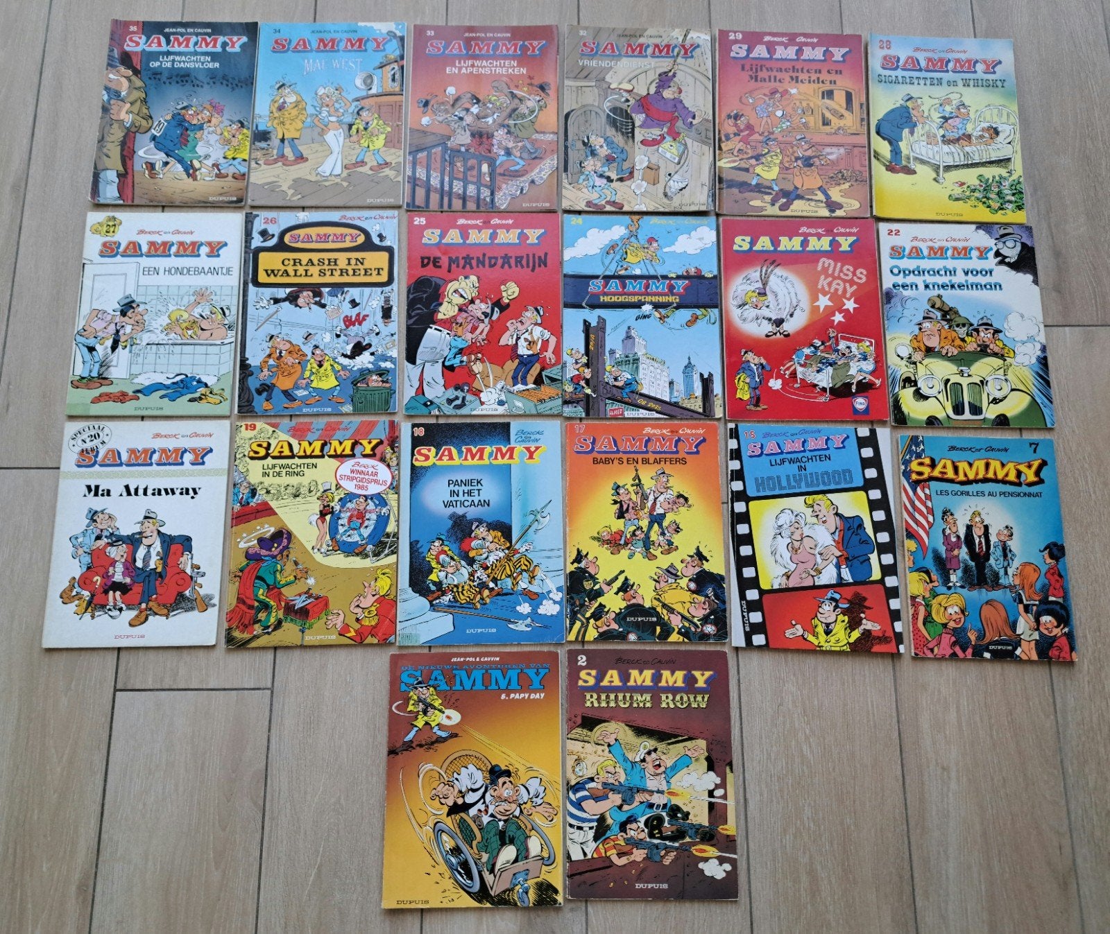 Verzameling strips: Sammy, Boeken, Stripverhalen, Ophalen of Verzenden, Gelezen