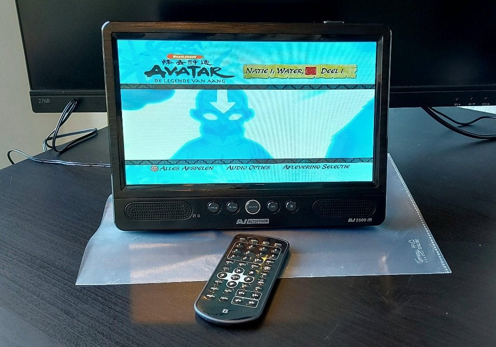Autovision AV2500IR draagbare dvd speler set, TV, Hi-fi & Vidéo, Lecteurs DVD, Autres marques, Enlèvement ou Envoi, Comme neuf
