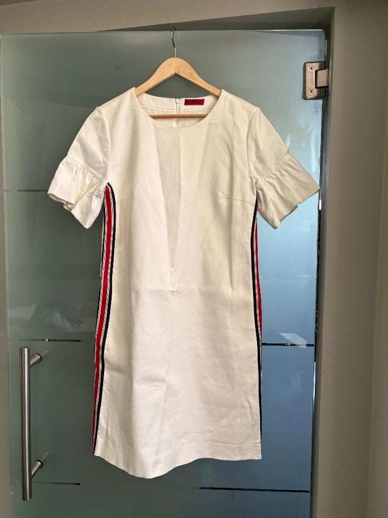 Hugo Boss - Jurk, Kleding | Dames, Jurken, Maat 38/40 (M), Wit, Ophalen of Verzenden, Zo goed als nieuw