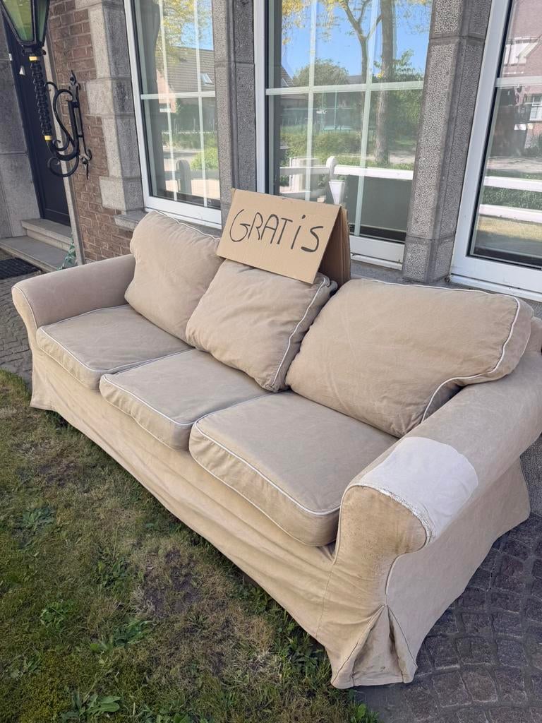 3 zit zetel gratis, Ophalen, Gebruikt