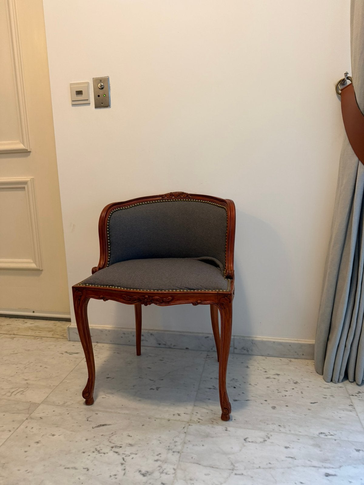 Antiek boudoir stoeltje, Huis en Inrichting, Stoelen, Ophalen, Gebruikt
