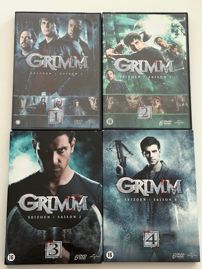 Grimm - Seizoen 1-4 (24-DVD Set), Cd's en Dvd's, Gebruikt, Vanaf 16 jaar, Boxset, Ophalen of Verzenden