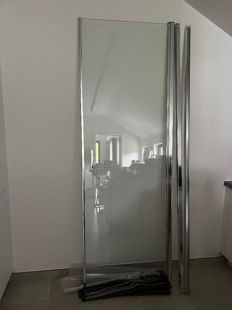 Douchedeur Vismara Verto Linca - chroom glanzend - 87x228cm, Doe-het-zelf en Bouw, Sanitair, Nieuw, Douche, Chroom, Glas, Ophalen